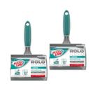 Kit 2 Rolo Tira Pelo Roupa Sofá Adesivo Lavável Flash Limp