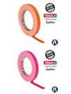 KIT 2 Rolos de Fita Tecido Gaffer Tape Fluorescente tesa 12mm x 25m