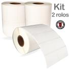 Kit 2 Rolos Etiqueta Termica 40x25 At-4025 4000
