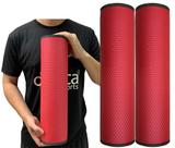 Kit 2 Rolos Massagem Liberação Miofascial 45x12cm DF1073 Vermelho Dafoca Sports