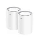 Kit 2 Roteadores Cudy AX3000 M3000 6 Mesh 2.5G Branco