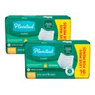 Kit 2 Roupa Íntima Plenitud Classic Intensa Tamanho G/XG 16 Unidades Leve Mais Por Menos