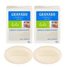 Kit 2 Sabonete Bebe Granado Infantil Dermocalmante Tradicional Base Vegetal 90g
