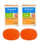 Kit 2 Sabonete Bebe Granado Infantil Glicerina Extrato de Camomila Relaxante Base Vegetal 90g