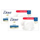 Kit 2 Sabonete em Barra Dove Original com 6 Unidades de 90g cada Leve Mais Por Menos Kit 2 Sabonete em Barra Dove Original com 6 Unidades de 90g cada Leve Mais Por Menos