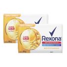 Kit 2 Sabonete em Barra Rexona Antibacterial Multivitaminas 84g Kit 2 Sabonete em Barra Rexona Antibacterial Multivitaminas 84g