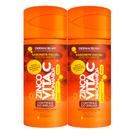 Kit 2 Sabonete Facial Efeito Matte Dermacream Zinco + Vita C Niacinamida 150ml