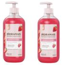 Kit 2 Sabonete Gel Morango Delicada e Fascinante 500 ml Hidramais