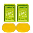 Kit 2 Sabonete Granado Erva Doce Extrato Calmante Glicerina Vegetal Natural em Barra 90g