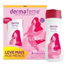 Kit 2 sabonete íntimo dermafeme floral 200ml