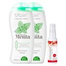 Kit 2 Sabonete Íntimo Feminino Óleo de Menta + 1 Desodorante Íntimo Intimament Mulher Morango Kit 2 Sabonete Íntimo Feminino Óleo de Menta + 1 Desodorante Íntimo Intimament Mulher Morango