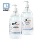 Kit 2 Sabonete Líquido Glicerinado 1L Algodão Up Hand com Pump Dispenser Hidratante Limpeza Suave UPPRO
