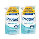 Kit 2 Sabonete Líquido Protex Duo Protect Refil 500ml Leve Mais Por Menos
