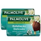 Kit 2 Sabonete Palmolive Naturals Esfoliação Delicada 85g