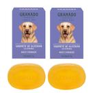 Kit 2 Sabonete Pet Cachorro Gato Granado Glicerina Maciez e Hidratação Barra 90g