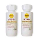 Kit 2 Sabonetes Íntimos Piatan Vegano 150ml Óleo de Coco e Aloe Vera