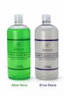 Kit 2 Sabonetes Líquidos Kapelli 1L Aloe Vera e Erva Doce Hidratante