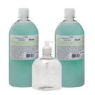 Kit - 2 Sabonetes + Pet 500ml Com Válvula Pump Transparente