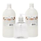 Kit - 2 Sabonetes + Pet 500ml Com Válvula Pump Transparente