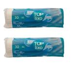kit 2 Saco de Lixo Extra Resistente 30L 59x62cm 60sacos - Top Lixo