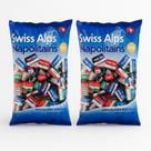 Kit 2 sacos bombons suíços sortidos swiss alps napolitains 500g presente premium importado