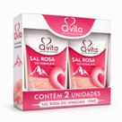 Kit 2 Sal Rosa do Himalaia Fino Q-VITA 250g
