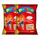 Kit 2 Salgadinho de Milho Plincão Chips Sabor Presunto Conchinha 100g