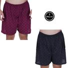 Kit 2 Samba Canção Masculina Estampada Masculino Adulto - c4 KIT 2 SAMBA CANÇÃO VINHO PRETO