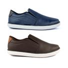Kit 2 Sapatênis Casual Masculino Confort Fechamento Elástico