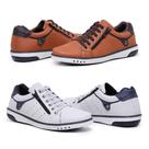 Kit 2 Sapatênis Masculino Casual Fechamento Elástico e Zíper Kit 2 Sapatênis Masculino Casual Fechamento Elástico e Zíper