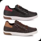 Kit 2 Sapatenis Masculino Infantil Meninos Kids Tenis Casual Escolar