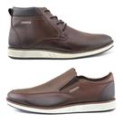 Kit 2 Sapatênis Social SlipOn & Bota Masculino Half Cab
