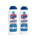 Kit 2 Saponáceo Cremoso Sanol 500ml Fragrância Original Kit 2 Saponáceo Cremoso Sanol 500ml Fragrância Original