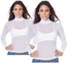 Kit 2 Segunda Pele Manga Longa Blusa Gola Alta Lupo Fio 40 Kit 2 Segunda Pele Manga Longa Blusa Gola Alta Lupo Fio 40