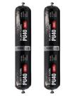 Kit 2 Selante Sache PU 40 Selante de Poliuretano Cola Adesivo Vedante 800g Cinza Cibra Flex