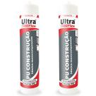 Kit 2 Selante Vedante Poliuretano PU Ultraflex Bege Bisnaga 400g ITW