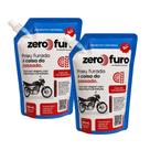 Kit 2 Selantes para Pneu 400ml Moto até 125 cilindradas Zero Furo
