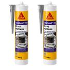 Kit 2 Selantes PU 40 SikaSeal 142 Cinza 360g Profissional