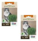 Kit 2 Sementes Graminha Grama Para Gatos Saúde Intestinal 1g