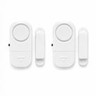 Kit 2 Sensor Magnético com Alarme Sonoro para Porta Janela Portão Casa Escritório e Loja