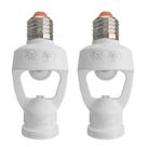 Kit 2 Sensor Presença / Fotocélula Timer Soquete E27 - Acende Automático e Fácil Instalação