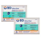 Kit 2 Seringa BD Ultra-Fine Insulina 100U Agulha Curta 6mm com 10 Unidades