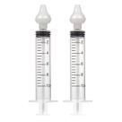 Kit 2 Seringas Lavagem Higienização Nasal Bico Silicone Buba