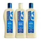 Kit 2 Shampoo 1 Condicionador Brilho Natural Neutro 500 ml Bio Extratus