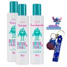 Kit 2 Shampoo + 1 Recondicionador Contra Piolhos + Chaveiro