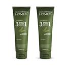 Kit 2 Shampoo 3 em 1 Homem 250ml Bio Extratus