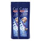 Kit 2 Shampoo Anticaspa Controle Coceira Clear Men 200ml