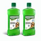 Kit 2 Shampoo Antipulgas Carrapatos Cães World 500ml