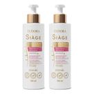 Kit 2 Shampoo Antiqueda Feminino Dermo Hair Resistência Minoxi Amenil 300ml Eudora Siàge