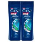 Kit 2 Shampoo Clear Men Ice Cool Menthol 200ml